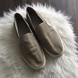 Vince Preston Mesh Slip Ons Gray